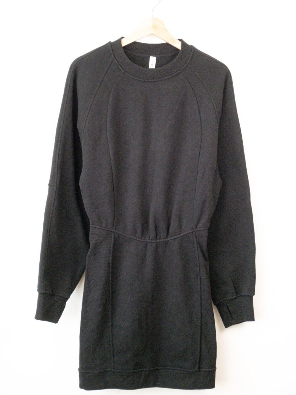 Lululemon athletica Scuba Long Sleeve Dress Size 4 Black